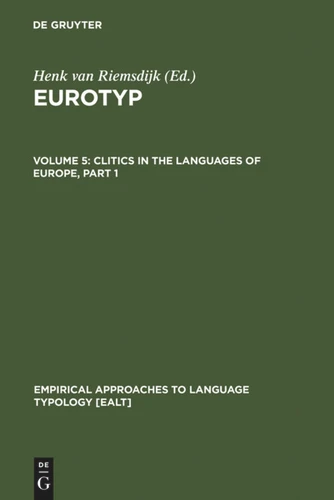Clitics in the Languages of Europe book cover by 