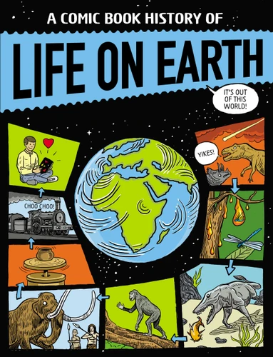 A Comic Book History of Life on Earth (Comic Book History #2) book cover by Anna Claybourne