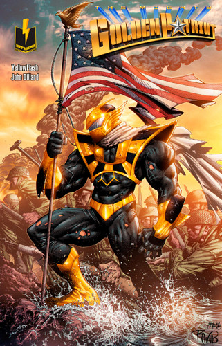 The Mighty Golden Patriot book cover by YellowFlash