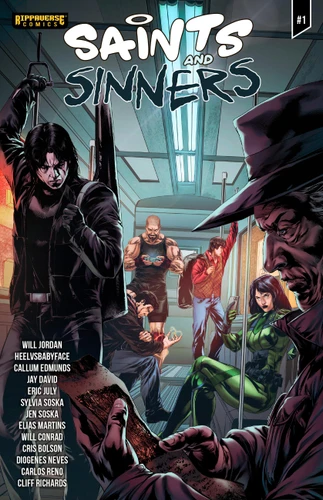 Saints & Sinners #1 (Saints & Sinners) book cover by HeelvsBabyface, Jay David, Eric July, Callum Edmunds, Jen Soska, Sylvia Soska, Will Jordan