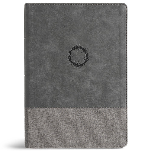 CSB Super Giant Print Reference Bible, Optimal Type, Digital Study Edition, Charcoal LeatherTouch book cover by CSB Bibles by Holman