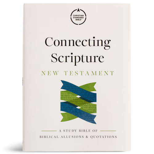CSB Connecting Scripture New Testament, Hardcover: A Study Bible of Biblical Allusions and Quotations book cover by CSB Bibles by Holman