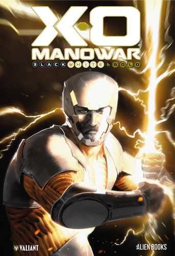 X-O Manowar: Black, White & Gold book cover by Marc Guggenheim, Peter Miligan