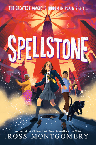 Spellstone book cover by Ross Montgomery