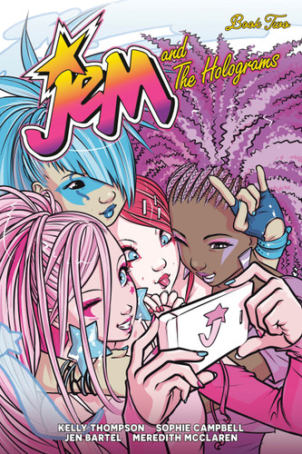 Jem and the Holograms Book Two (Jem and the Holograms) book cover by Kelly Thompson