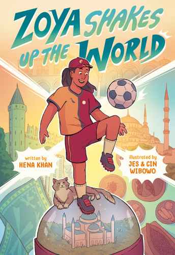 Zoya Shakes Up the World: (A Graphic Novel) book cover by Hena Khan