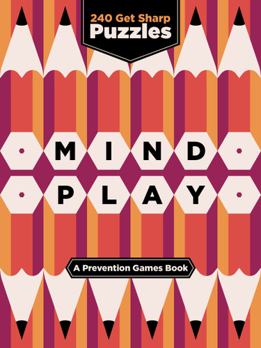Mind Play: 240 Get Sharp Puzzles (A Prevention Games Book) (Prevention Games) book cover by Prevention
