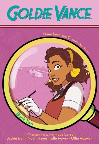 Goldie Vance Book Two (Goldie Vance Book) book cover by Hope Larson, Jackie Ball