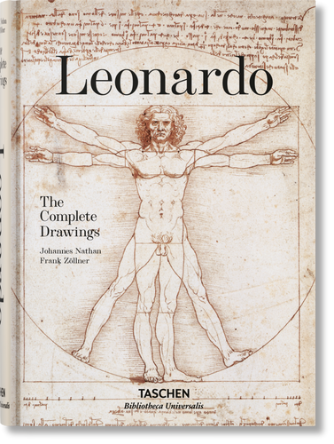 Leonardo. The Complete Drawings (Bibliotheca Universalis) book cover by Frank Zöllner, Johannes Nathan