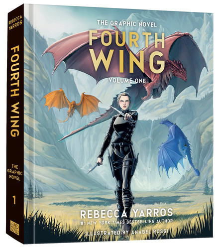 Fourth Wing, The Graphic Novel: Volume One (The Empyrean Series) book cover by Rebecca Yarros