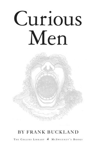 Curious Men book cover by Frank Buckland