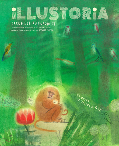 Illustoria: For Creative Kids and Their Grownups: Issue 15: Big & Small: Stories, Comics, DIY book cover by Joanne Chan