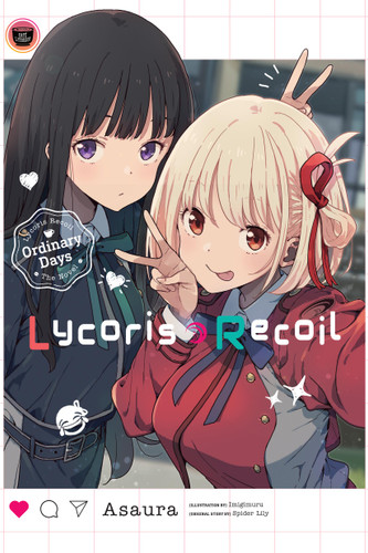Lycoris Recoil: Ordinary Days (Lycoris Recoil: Ordinary Days (light novel)) book cover by Spider Spider Lily, Asaura