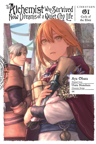 The Alchemist Who Survived Now Dreams of a Quiet City Life II, Vol. 1 (manga): Cycle of the Elixir (The Alchemist Who Survived Now Dreams of a Quiet City Life (light novel)) book cover by Usata Nonohara, ox