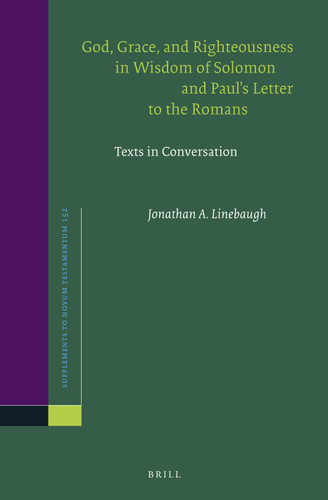 God, Grace, and Righteousness in Wisdom of Solomon and Paul's Letter to the Romans: Texts in Conversation [9789004252943]