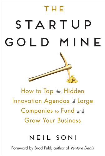 The Startup Gold Mine: How to Tap the Hidden Innovation Agendas of Large Companies to Fund and Grow Your Business book cover by Neil Soni