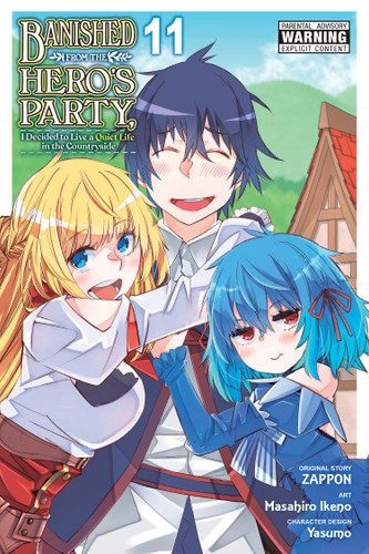 Banished from the Hero's Party, I Decided to Live a Quiet Life in the Countryside, Vol. 11 (manga) book cover by Zappon