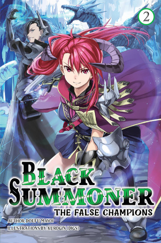 Black Summoner, Vol. 2 (light novel) (Black Summoner (light novel)) book cover by Doufu Mayoi