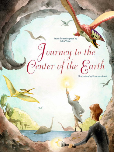 Journey to the Center of the Earth book cover by Jules Verne