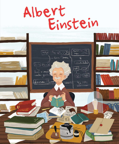 Albert Einstein (Genius Series: Illustrated Biographies) book cover by 
