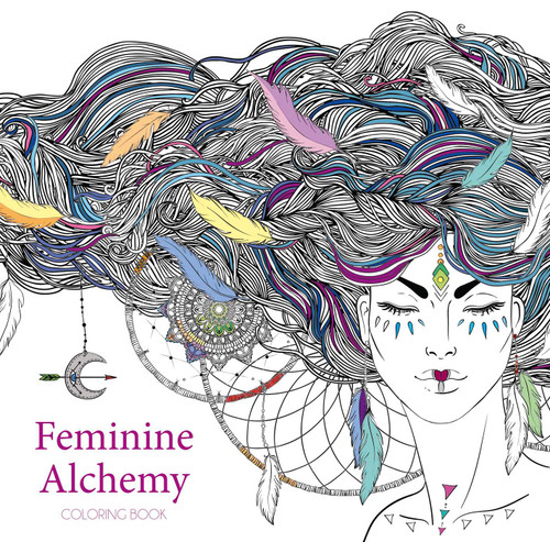 Feminine Alchemy Coloring Book book cover by 