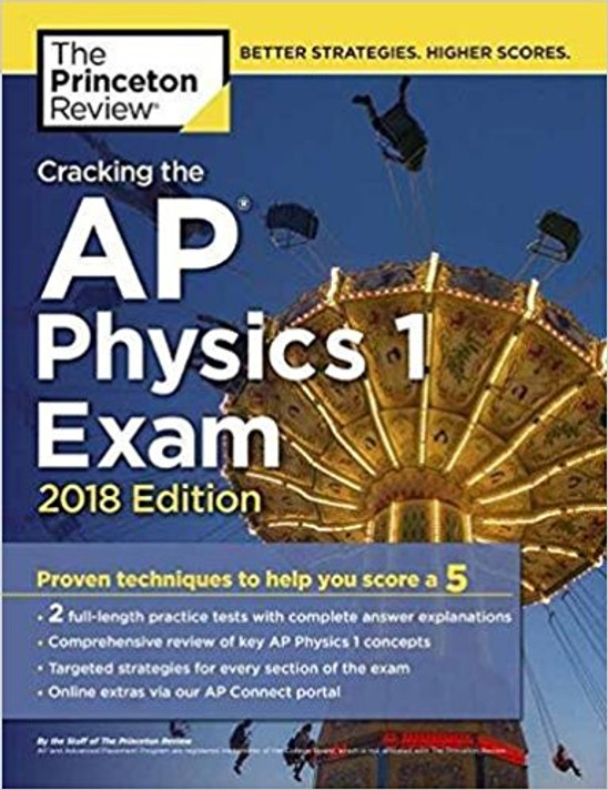 Cracking the AP Physics 1 Exam, 2018 Edition Cover