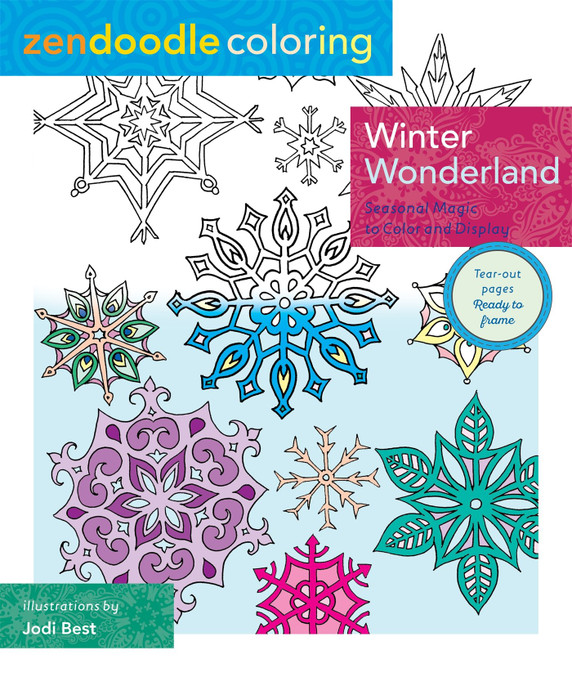 Zendoodle Coloring: Winter Wonderland: Seasonal Magic to Color and Display Cover