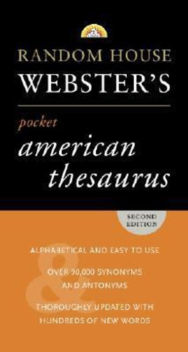 Webster's Pocket American Thesaurus Cover