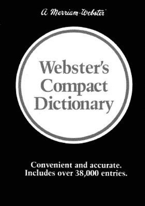 Webster's Compact Dictionary Cover