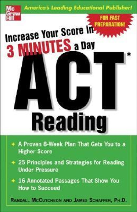 Increase Your Score in 3 Minutes a Day - Act Reading Cover