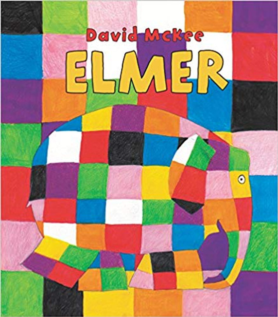 Elmer Padded Board Book Cover