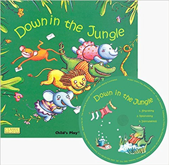 Down in the Jungle [With CD (Audio)] ( Classic Books with Holes ) Cover
