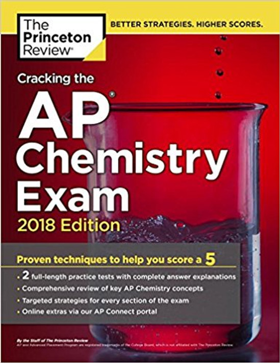 Cracking the AP Chemistry Exam, 2018 Edition Cover