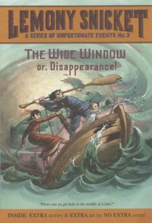 The Wide Window: Or, Disappearance! (Unfortunate Events) Cover