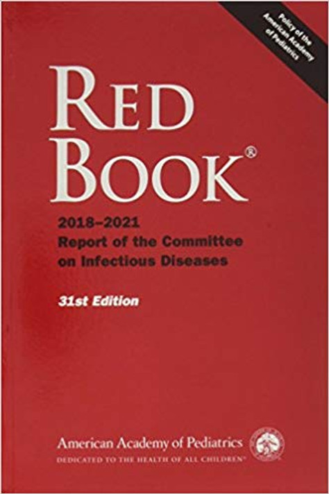 Red Book 2018: Report of the Committee on Infectious Diseases, 31st Edition Cover
