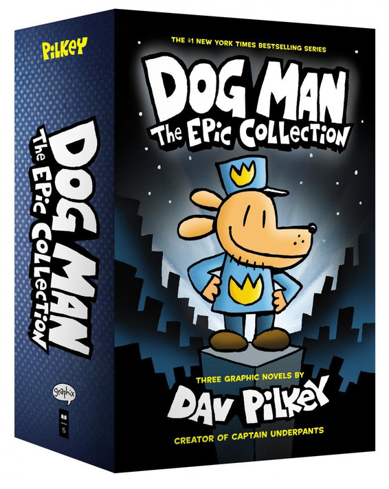 Dog Man: The Epic Collection: From the Creator of Captain Underpants (Boxed Set) Cover