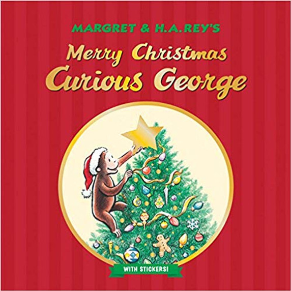 Merry Christmas, Curious George (with Stickers) ( Curious George ) Cover