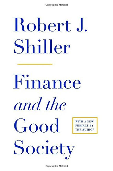 Finance and the Good Society Cover