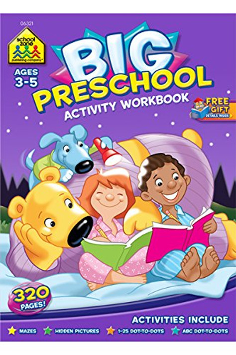 Big Preschool Activity Workbook Ages 4 & Up Cover