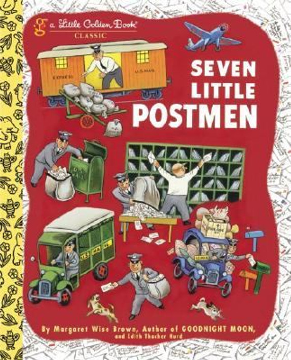 Seven Little Postmen (Little Golden Book) Cover