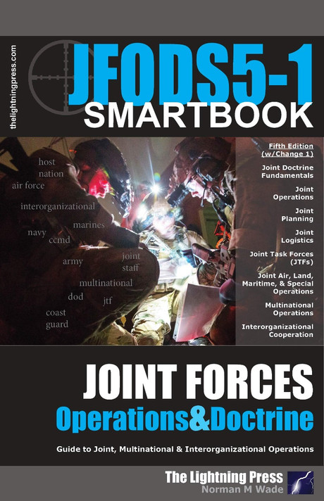 The Joint Forces Operations & Doctrine SMARTbook, 5th Ed Cover