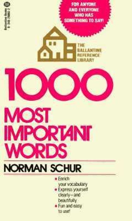 1000 Most Important Words [Mass Market Paperback] Cover