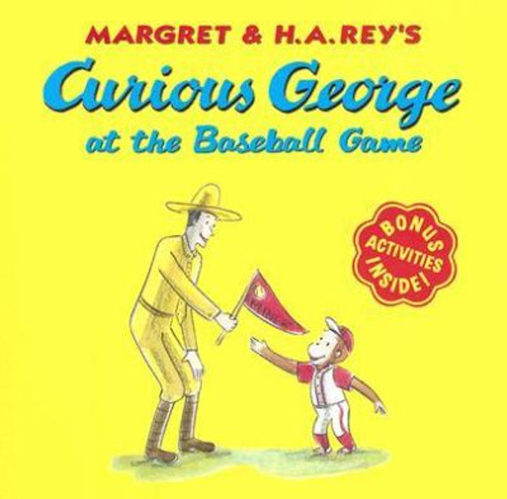 Curious George at the Baseball Game Cover