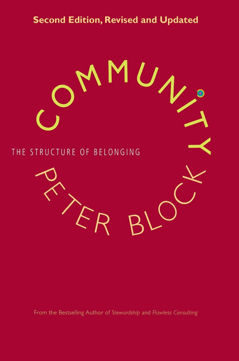 Community: The Structure of Belonging [Paperback] Cover
