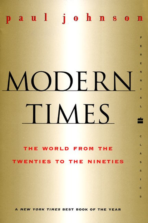 Modern Times Revised Edition: The World from the Twenties to the Nineties - Cover