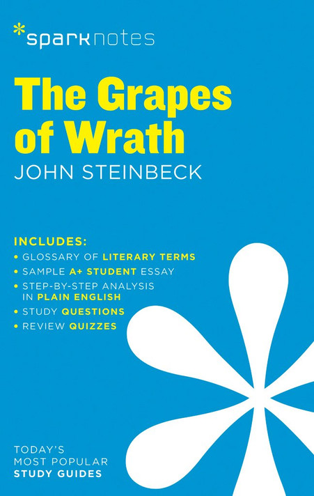 The Grapes of Wrath Sparknotes Literature Guide, 28 - Cover