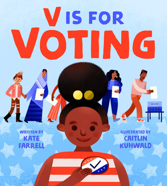 V is for Voting cover