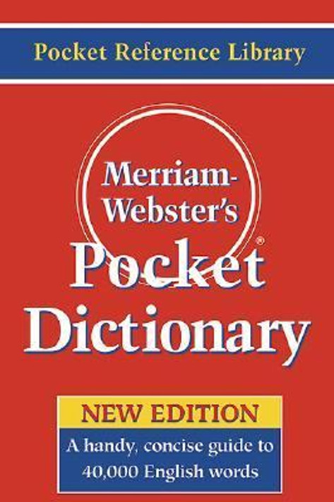 Merriam-Webster's Pocket Dictionary Cover