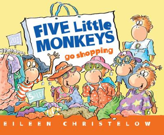 Five Little Monkeys Go Shopping Cover