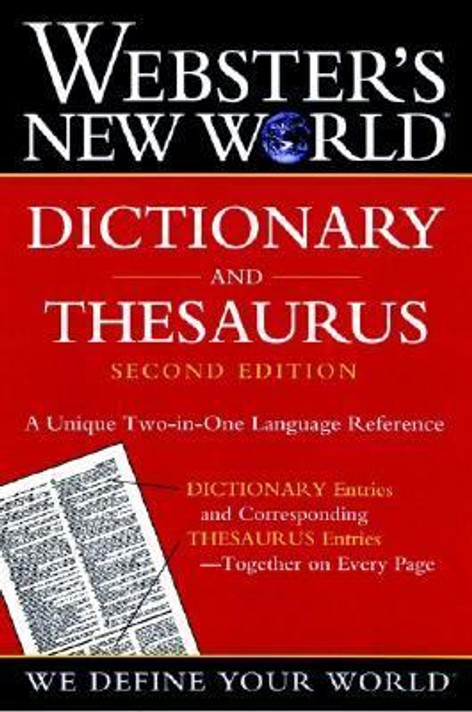 Webster's New World Dictionary and Thesaurus Cover